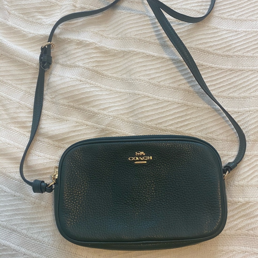 Green Coach bag